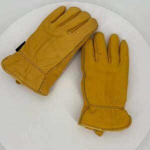 Terra Yellow Leather Gloves
